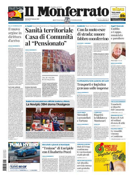 Il Monferrato - Edizione 12 del 15/02/2022